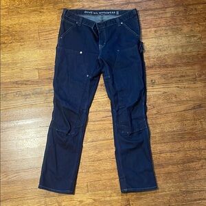 Dovetail Workwear Britt Utility Pant in Reinforced Denim